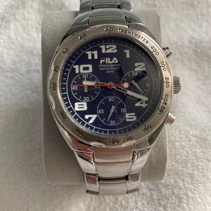 Men’s Fila Watch Chronograph stainless steel